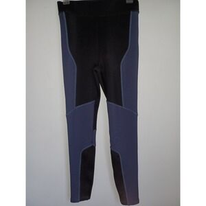 Fabletics Powerhold‎ Legging Women's Med Blue Black High Waist Stretch